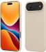 kwmobile telefoonhoesje geschikt voor Apple iPhone Air - Hoesje met siliconen coating - Smartphone case in crème