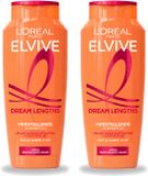 L'Oréal Paris Elvive Dream Lengths Shampoo pour cheveux longs et abîmés - 250 ml - Pack économique - 2 pièces