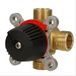 Wipex Vanne Mélangeuse 4 Voies Laiton, M3/4'' - Diam20 - 4 Kvs