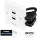 PureInstall PI105 - HDMI - 1 module - Blanc