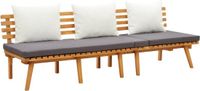 vidaXL Tuinslaapbank 200x65 cm massief acaciahout