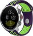 Strap-it Siliconen sport bandje - geschikt voor Polar Grit X / Grit X Pro / Vantage M / M2 / M3 / V3 - paars/groen