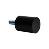 RS PRO Rubberen trildemper, buitendraad-buffer M3X6, Ø 8mm x 8mm, 45 Shore A, verpakking van 8 stuks