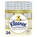 KLEENEX Dermo Douceur toiletpapier (4 verpakkingen van 6 rollen), 3-laags, 100% natuurlijke vezels, zonder parfum of kleurstoffen
