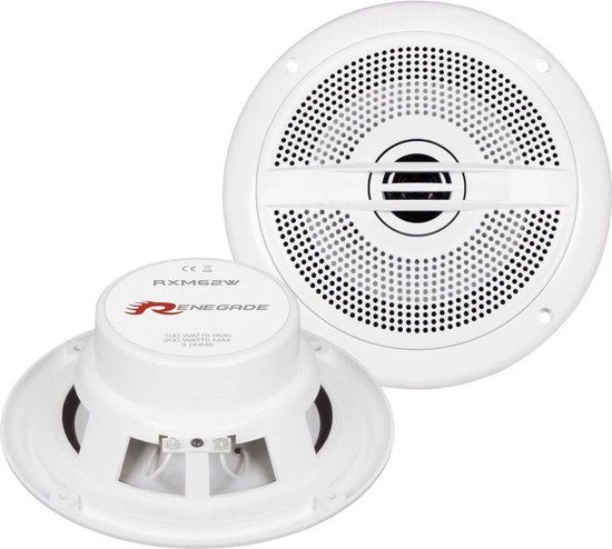 Renegade RXM62W Marine-luidspreker - 200 Watt - 1 paar
