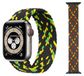 Wigento Apple Watch Series 1 + 2 Ultra 49mm 9 8 / 7 45 / 6 SE 5 4 44 / 3 2 1 42mm - Vervangende nylon horlogeband
