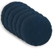 vidaXL - Kussensloop - 6 stuks - HEERLEN - Blauw - Ø 40 cm - Katoensatijn