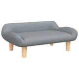 VidaXL Banc pour enfants Gris clair 70x40x24 cm