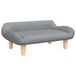 VidaXL Kinderbank Licht Grijs 70x40x24 cm