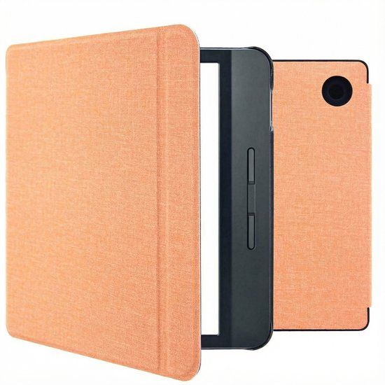 imoshion Ploonk B.V. Ereader Hoes - Geschikt voor Kobo Libra H2O - Oranje