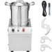 VEVOR Keukenmachine, groentehakmolen, 4 liter, voedselveilig roestvrij staal, met 2 extra S-bochtmessen, multifunctioneel voor het fijnmaken van groenten, fruit, granen, noten
