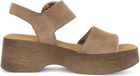 Gabor - Sandale plate femme - Similicuir - Marron - Taille 40.5