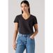 Levi's The Perfect V-neck Tee Dames Zwart