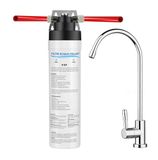 Luchtreinigerset, microfiltratie van water, 4UF, filtersysteem voor drinkwater met 4 filterstanden micron 0,01