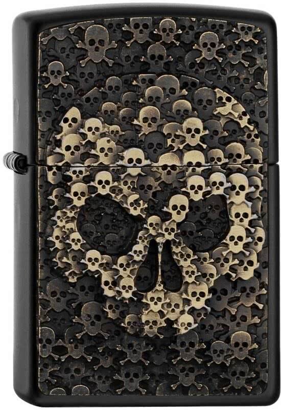 Zippo Aansteker Skull in Skulls Emblem