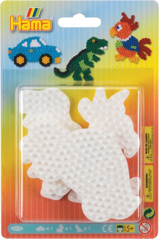 Hama Grondplaat - Wit - 3 stuks