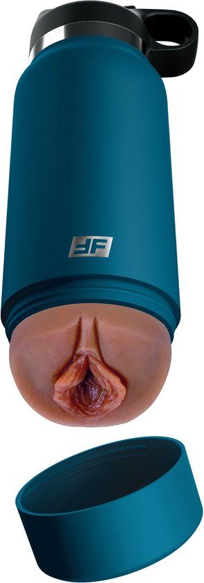 Pipedream PDX Plus Fuck Flask Private Pleaser Discreet Stroker - Waterfles Vagina Masturbator - Bruin