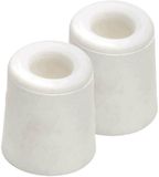 Merkloos Dulimex B.V. 4x Deurstopper Rubber Wit 3,3 x 3 cm