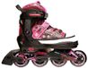 KRF Patins à roulettes Enfants Jungle Rose Adulte Softboot Taille 29-32 Unisexe