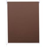Mendler Rollo HWC-D52, raamrollo, zijwaarts bedienbaar, jaloezie, 70x160 cm, zonwering, verduisterend, lichtdicht, bruin