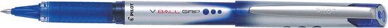Pilot V-Ball Grip Rollerball Pen - Blue - 0.4mm - 12 Pack