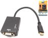 Euroconnex 0799c Mini HDMI vers VGA Adaptateur 22 cm Noir