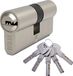 Merkloos IFAM Veiligheidscilinder Start STR3040 Staal Zilver 7,36 x 1,68 x 3,27 cm