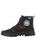Palladium Pampa Hellfir enkellaars, uniseks, Zwart, 36 EU