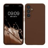 kwmobile telefoonhoesje geschikt voor Samsung Galaxy A55 5G - Hoesje voor smartphone - Precisie camera uitsnede - In chocoladebruin