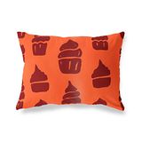 BonaMaison Oranje-Bordeaux Decoratieve Kussensloop, Kussenhoezen Bank, Decoratieve Kussenhoesjes, Kussensloop; Sofa, Slaapkamer, Kantoor, Auto 35x50 Cm - Ontworpen en vervaardigd in Turkije