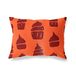 BonaMaison Oranje-Bordeaux Decoratieve Kussensloop, Kussenhoezen Bank, Decoratieve Kussenhoesjes, Kussensloop; Sofa, Slaapkamer, Kantoor, Auto 35x50 Cm - Ontworpen en vervaardigd in Turkije
