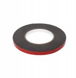 Rebel Dubbelzijdige Schuim Montagetape Zwart 1x10mm 10m