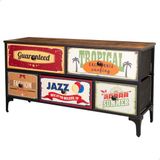 AKTIVE Max Home Ladenkast Max Home Vintage 103 x 56 x 30 cm Bruin