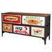 AKTIVE Max Home Ladenkast Max Home Vintage 103 x 56 x 30 cm Bruin