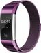 By Qubix Qubix - Milanese Bandje voor Fitbit Charge 2 - Large - Paars