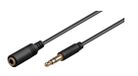 Microconnect AUDLG3G audio kabel 3 m 3.5mm Zwart