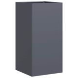 VidaXL Plantenbak Staal Antraciet 40x40x80 cm