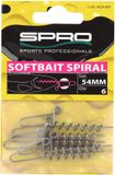 Spro Softbait Spiral - 54mm - 6 Stuks - Gris