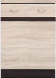 Aucune Junona Koken Lage Kast 60 cm - 2 Deuren - Werkblad - Chene Sonoma