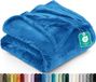 Utopia Bedding Koningsblauw Deken Polar Fleece 300 GSM Luxe Deken voor Bank-Bed, Antistatisch, Zacht en Pluizig (259 x 228 cm)