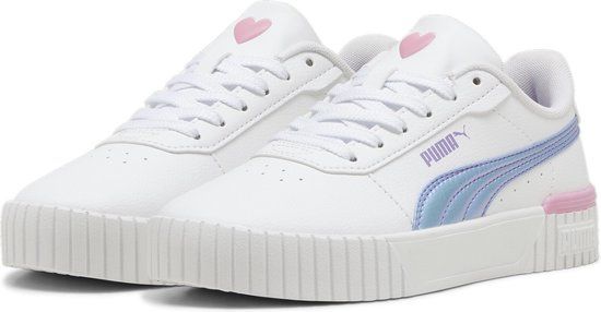 PUMA Carina 2.0 Bouncy Sky Jr Meisjes Sneakers - PUMA White-Lavender Alert - Maat 36