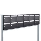 Allux Flow Set 6-Breed, 2-Hoog Op Statief Zwart