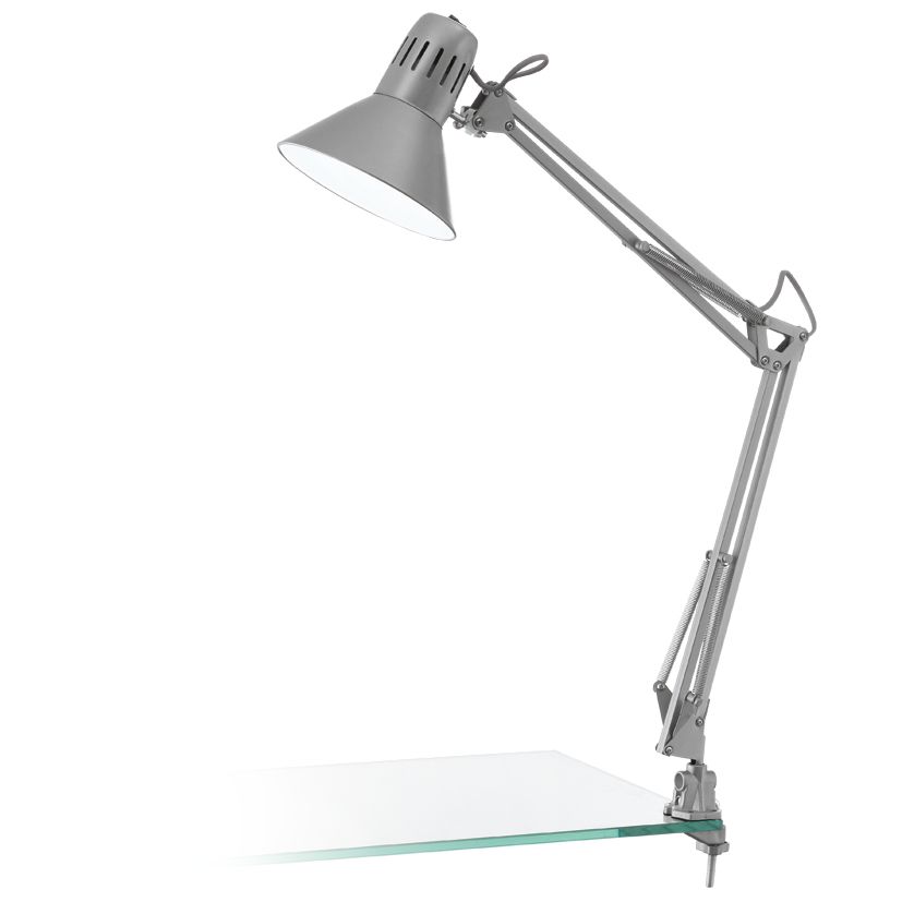 EGLO Firmo Tafellamp - Zilver - Metaal - E27 - 73 cm