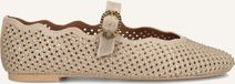 Kurt Geiger London Wavy Mayfair Ballet Flat Ballerina's Dames - Goudkleurig - Maat 42
