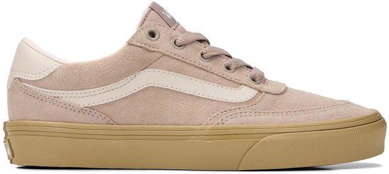 Vans Brooklyn LS Sneakers Dames Lichtbruin