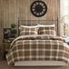 Woolrich Ultra zachte microvezel 3 stuks beddengoed sets - slaapkamer dekbedden, polyester, bruin, vol/koningin