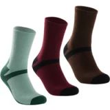 Regatta 3 Paar Outdoor Lifestyle Sokken Groen Heren Schoenmaat 43-47 Polyester/Elastaan Vochtregulerend
