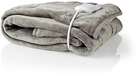 Nedis Elektrische Deken - Fleece - Grijs - 1 Persoons - 120W