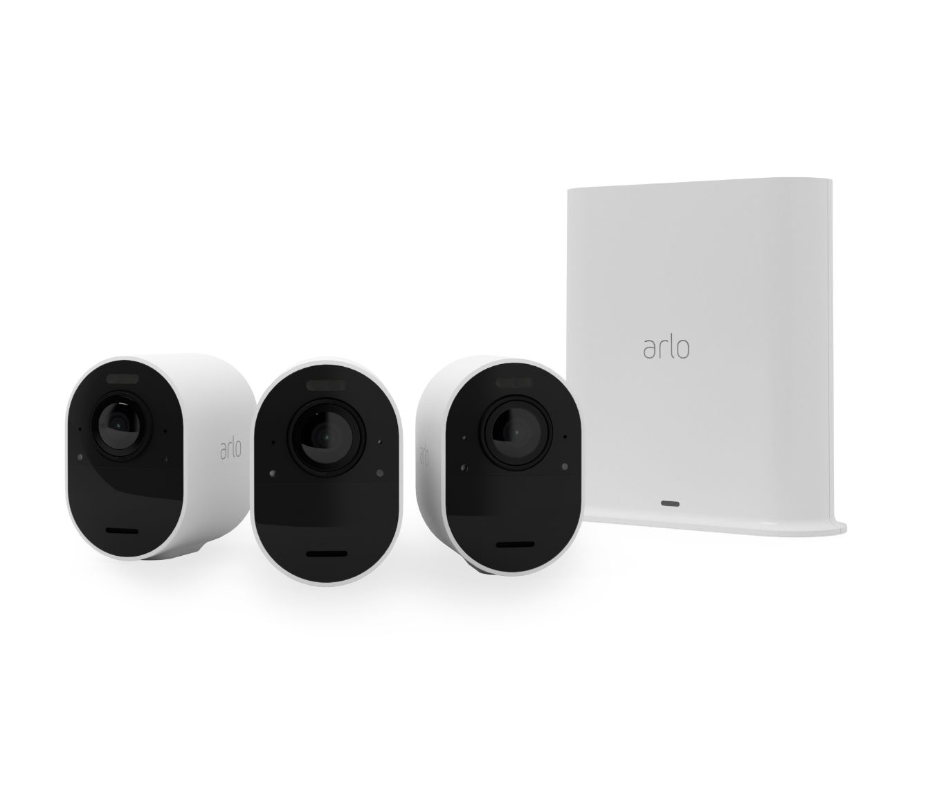 Arlo Ultra 2 - 3 Camera Kit - Wireless Outdoor Security Camera System - White