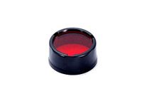 Nitecore Unisex - Kleurfilter voor volwassenen, 25 mm, rood, accessoires, zaklampen, één maat